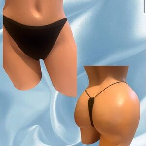 Black Thong Bikini Bottom